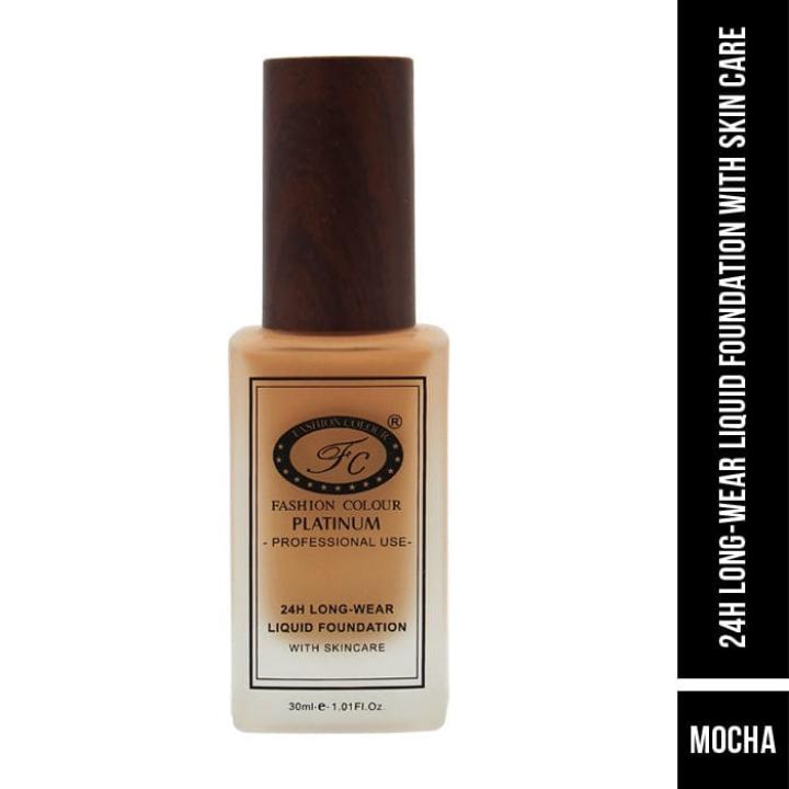 Fashion Colour 24Hr Longwear Liquid Foundation With Skin Care (Best Sellers)