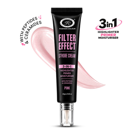 Filter Effect Strobe Cream 3in1 Highlighter+Primer+Moisturiser with Peptides & Ceramides