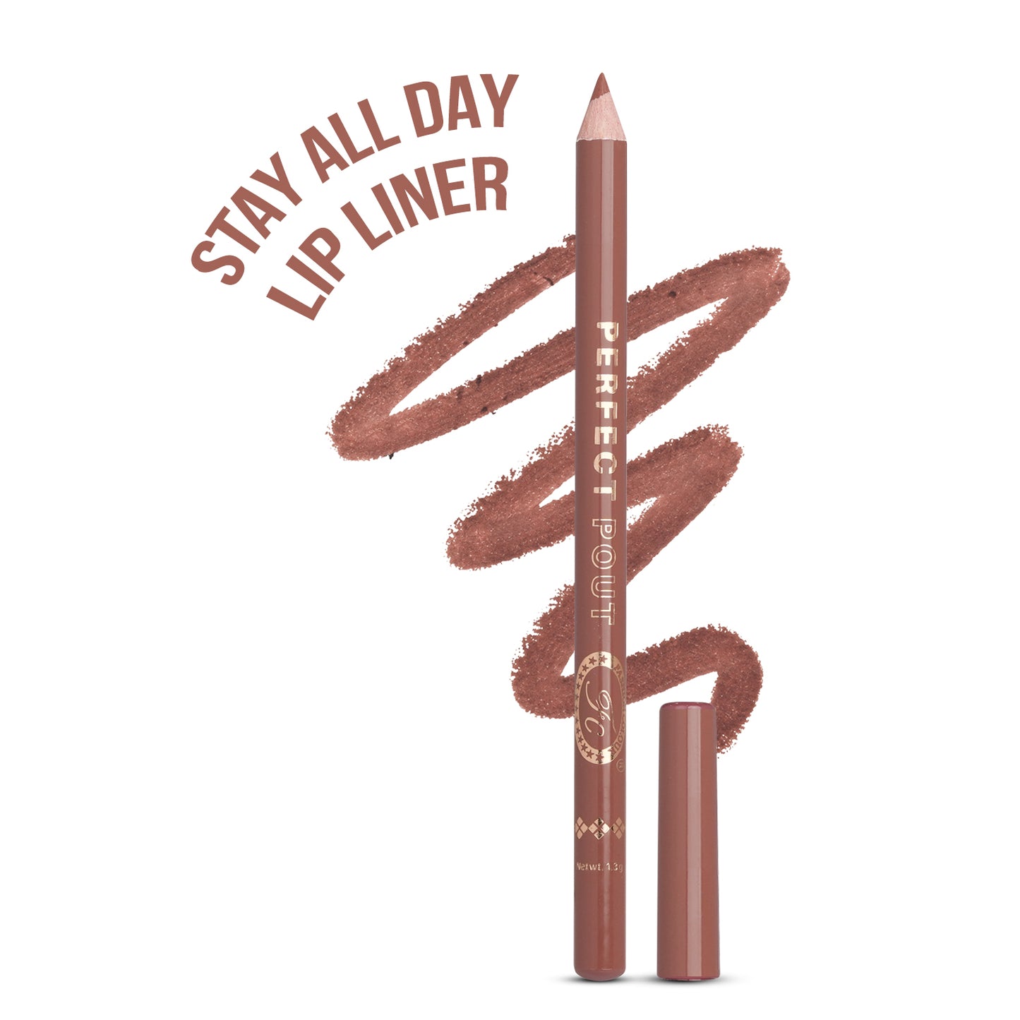 Perfect Pout Matte Lipliner | Glides on Smoothly | Matt Finish | Waterproof | Long-lasting | One Swipe Smooth Application