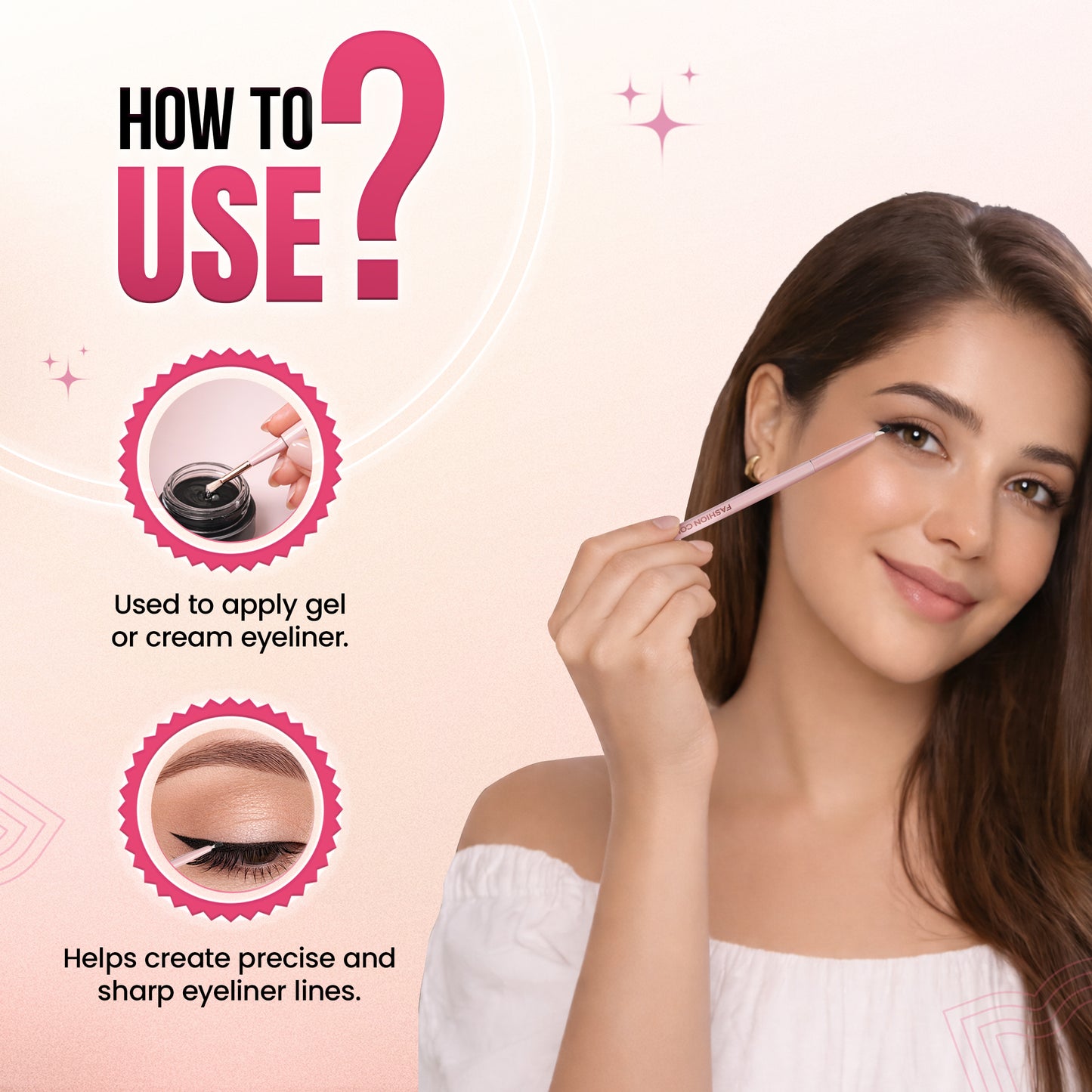 Bent Eyeliner Brush