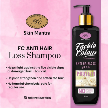 Fashion Colour Anti Hair Loss Shampoo