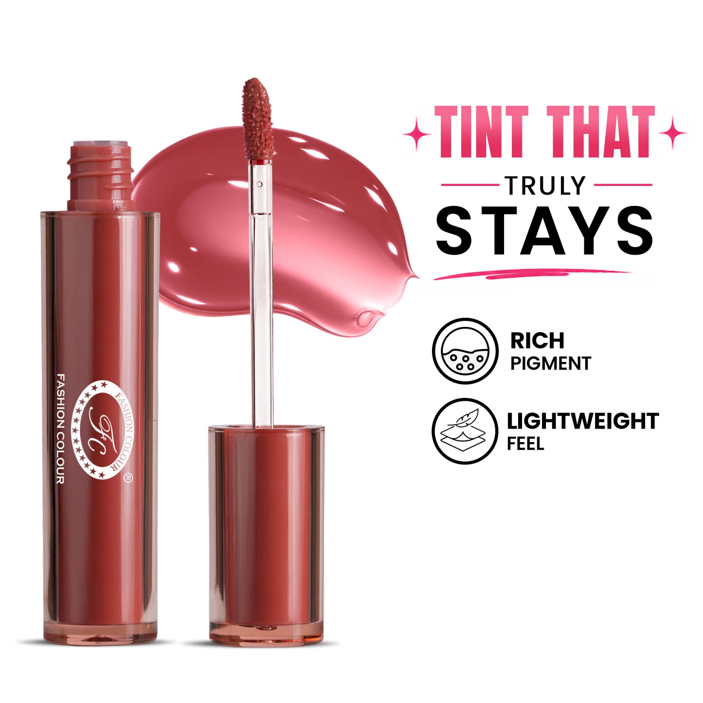 Sugabae Lip Tint | Long-Lasting Natural Lip & Cheek Tint | Lightweight, Smudge-Proof & Hydrating Formula | Soft Matte Finish | Moisturizing Lip Stain for All Skin Tones – 1.5g