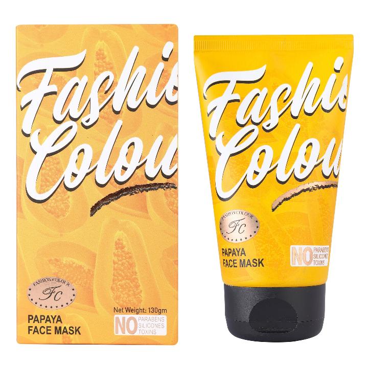 Fashion Colour Papaya Face Mask