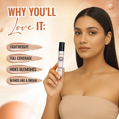 High Coverage Liquid Concealer for HD Matte Finish | Long Lasting & Non-sticky