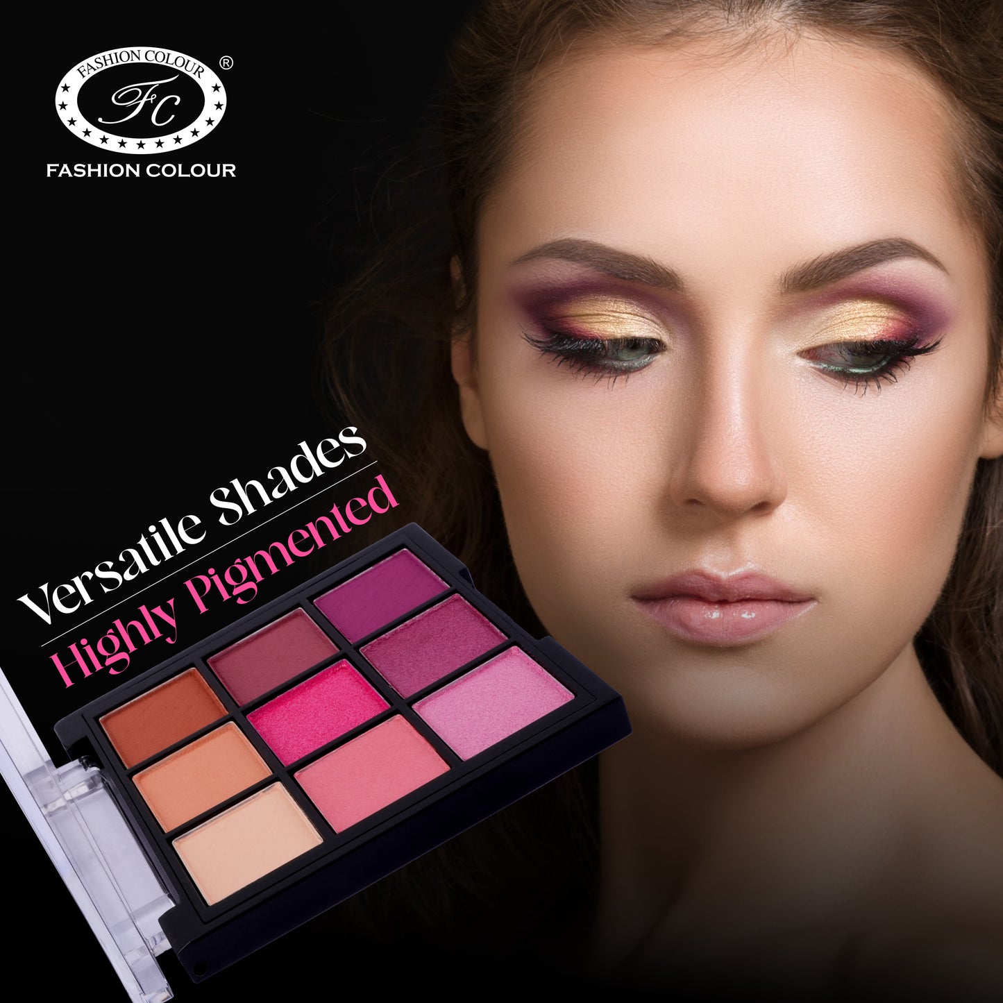 Fashion Colour Wonderful Eyeshadow Palette | Strong Pigment | Vibrant Colors