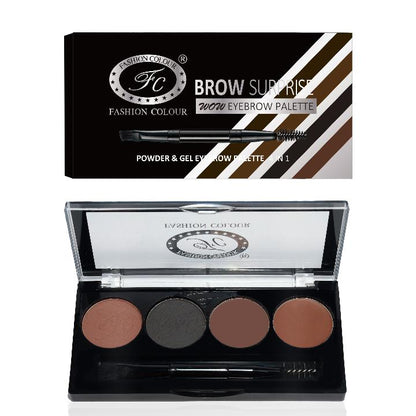 4 IN 1 POWDER & GEL EYEBROW PALETTE, 8GM