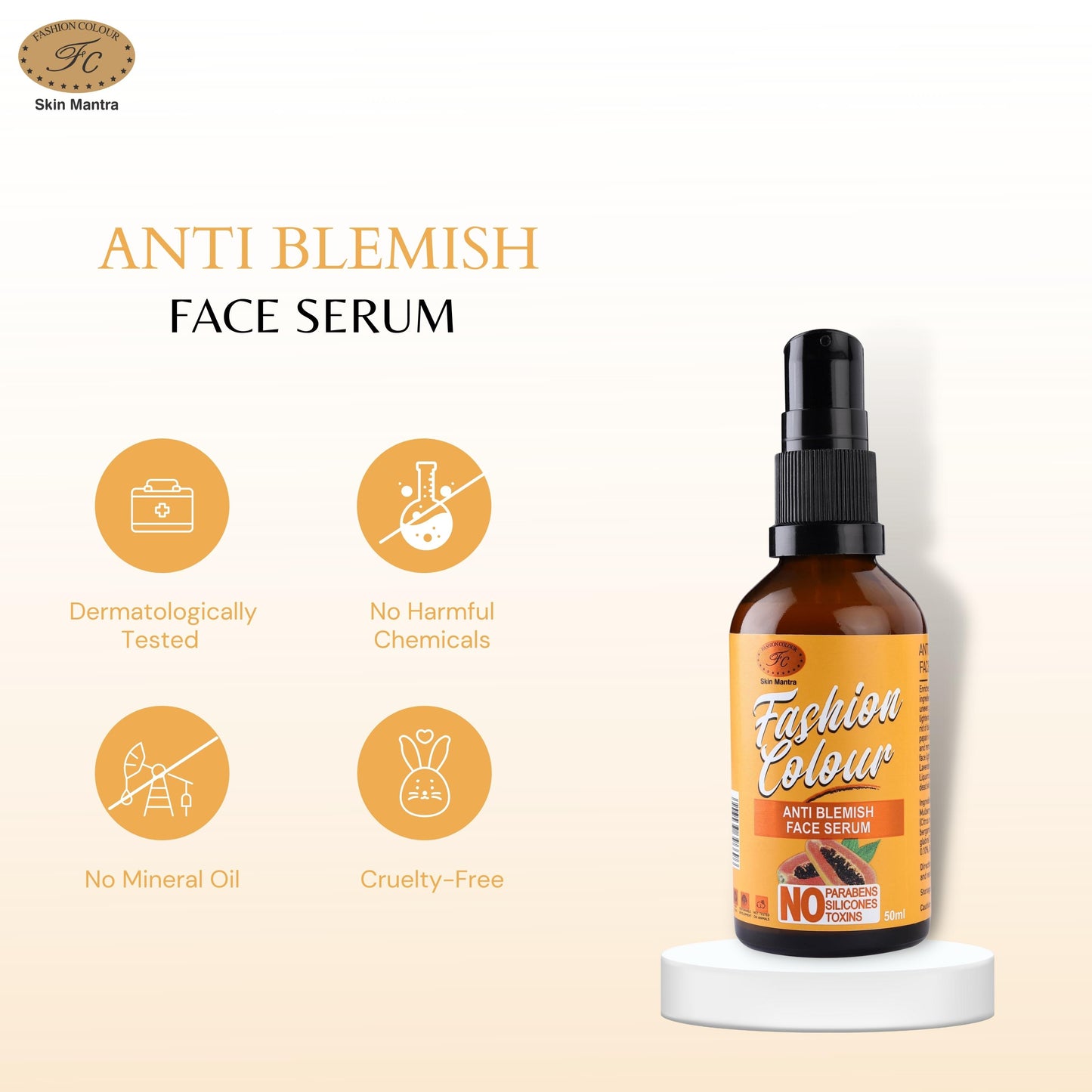 Fashion Colour Anti Blemish Face Serum