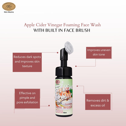 Fashion Colour Apple Cider Foaming Face Wash