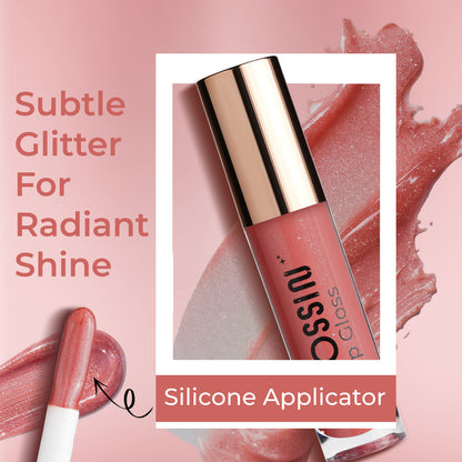 Glossin Lip Gloss 4.5gm | High-Shine Non-Sticky Lip Gloss | Long-Lasting Hydrating Formula | Gloss for Smooth, Plump & Moisturized Lips