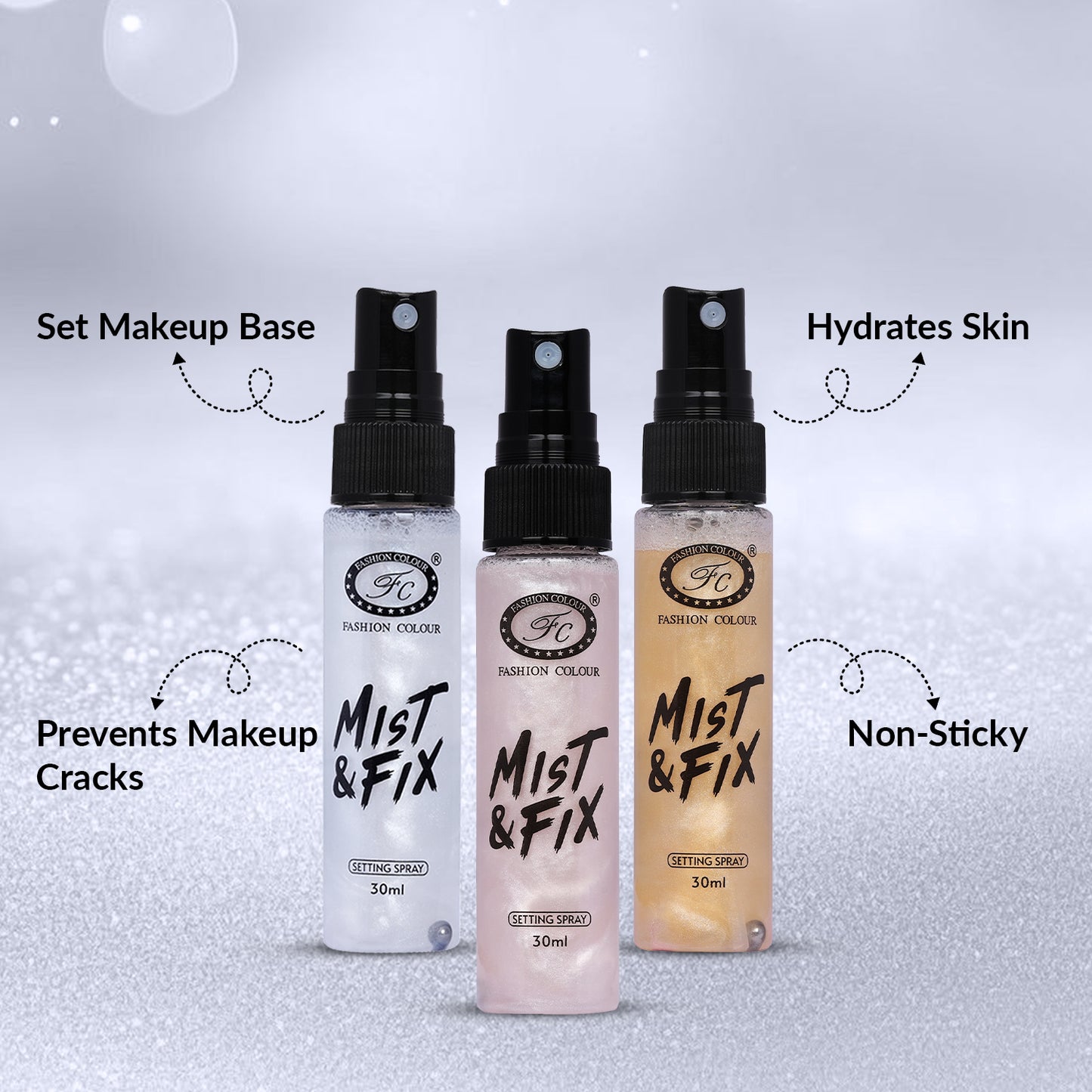 Mist & Fix Setting Spray (PACK OF 3)