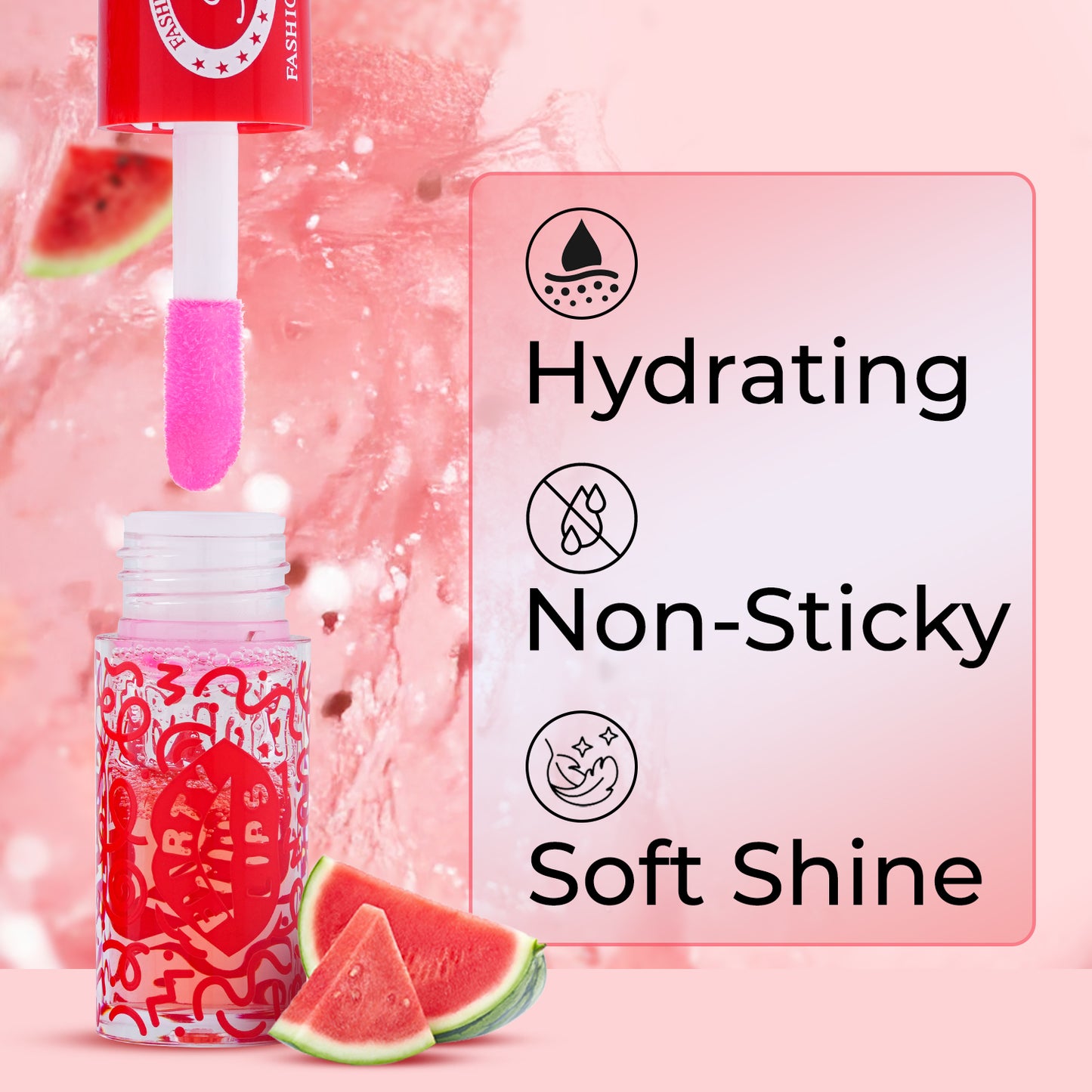 Flirty Lips Lip & Cheek oil for Women | Colour Changing PH Lip Oil | Infused with Skin Loving Ingredients | Long-Lasting Nourishment, Hydration, 4ml