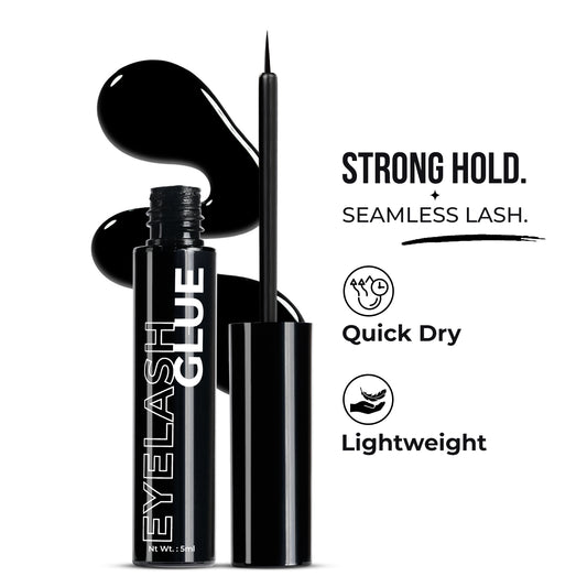 Eyelash Glue – Long Lasting, Strong Hold, Waterproof, Quick Dry Formula (5ml)