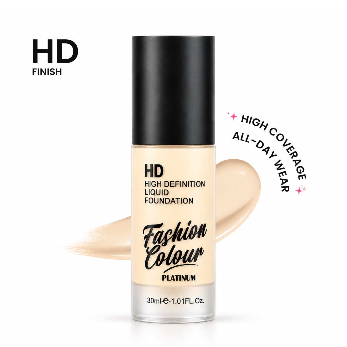 Hd Foundation, Waterproof, Long Lasting