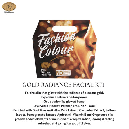 Fashion Colour Gold Radiance Facial Kit