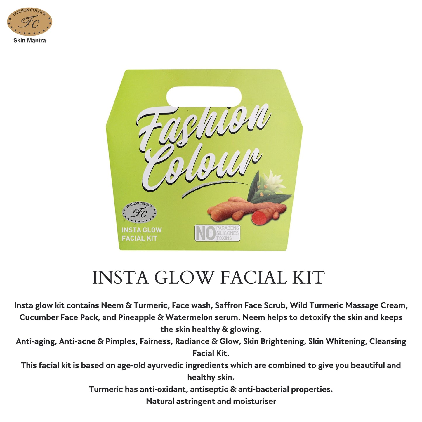 Fashion Colour Insta Glow Facial Kit