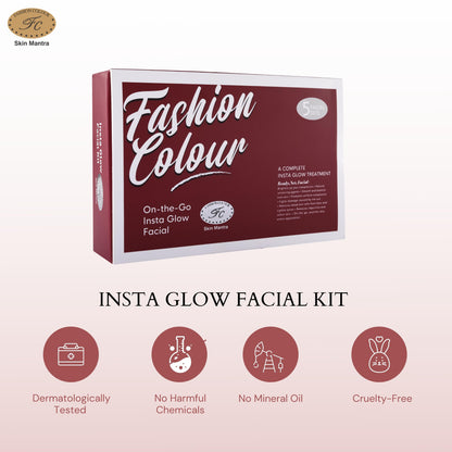 Fashion Colour Insta Glow Facial Kit (On The Go)