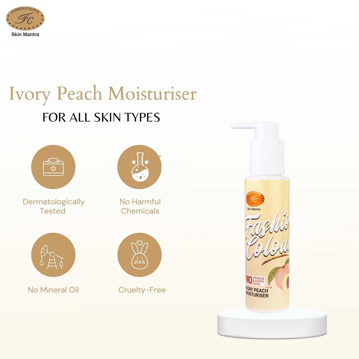 Fashion Colour Ivory Peach Moisturiser