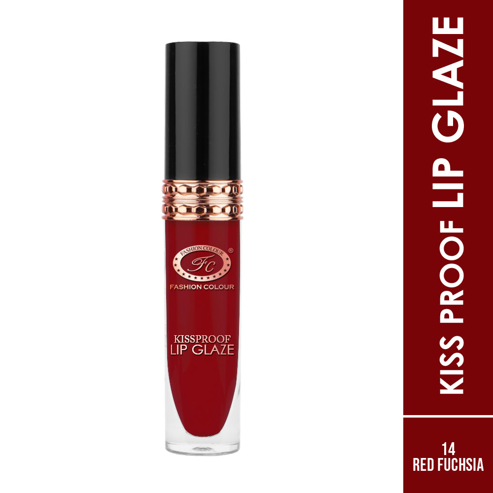 Fashion Colour Kissproof Lip Glaze, Liquid Lipstick ,7Gm