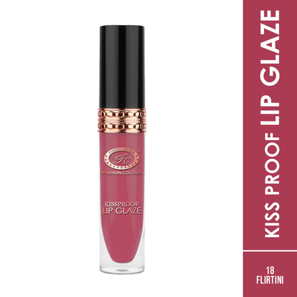 Fashion Colour Kissproof Lip Glaze, Liquid Lipstick ,7Gm