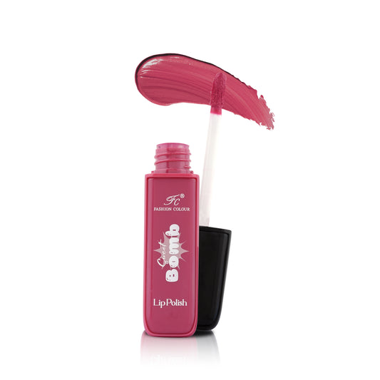 Sweet Bomb Lip Polish with Long Lasting & Non Budging Formula, 4ml