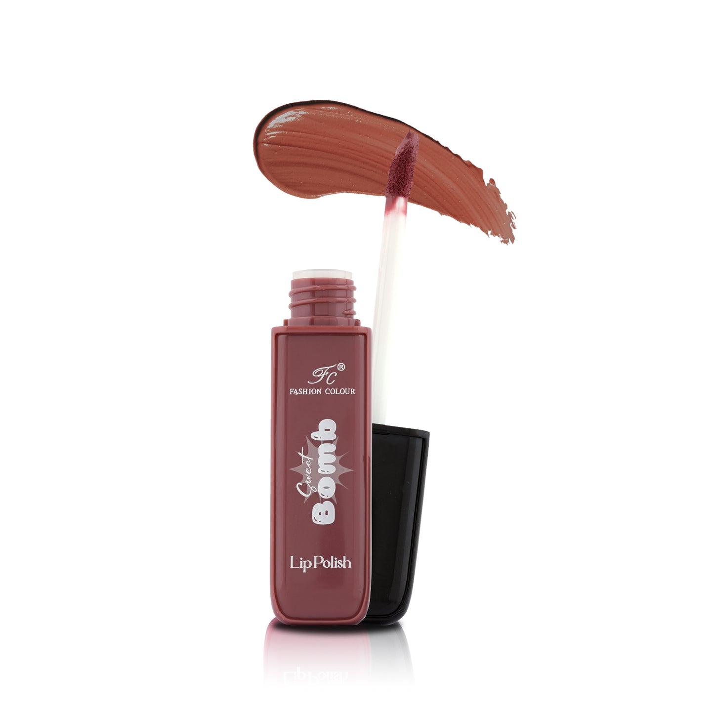 Sweet Bomb Lip Polish with Long Lasting & Non Budging Formula, 4ml