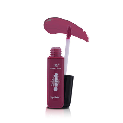 Sweet Bomb Lip Polish with Long Lasting & Non Budging Formula, 4ml