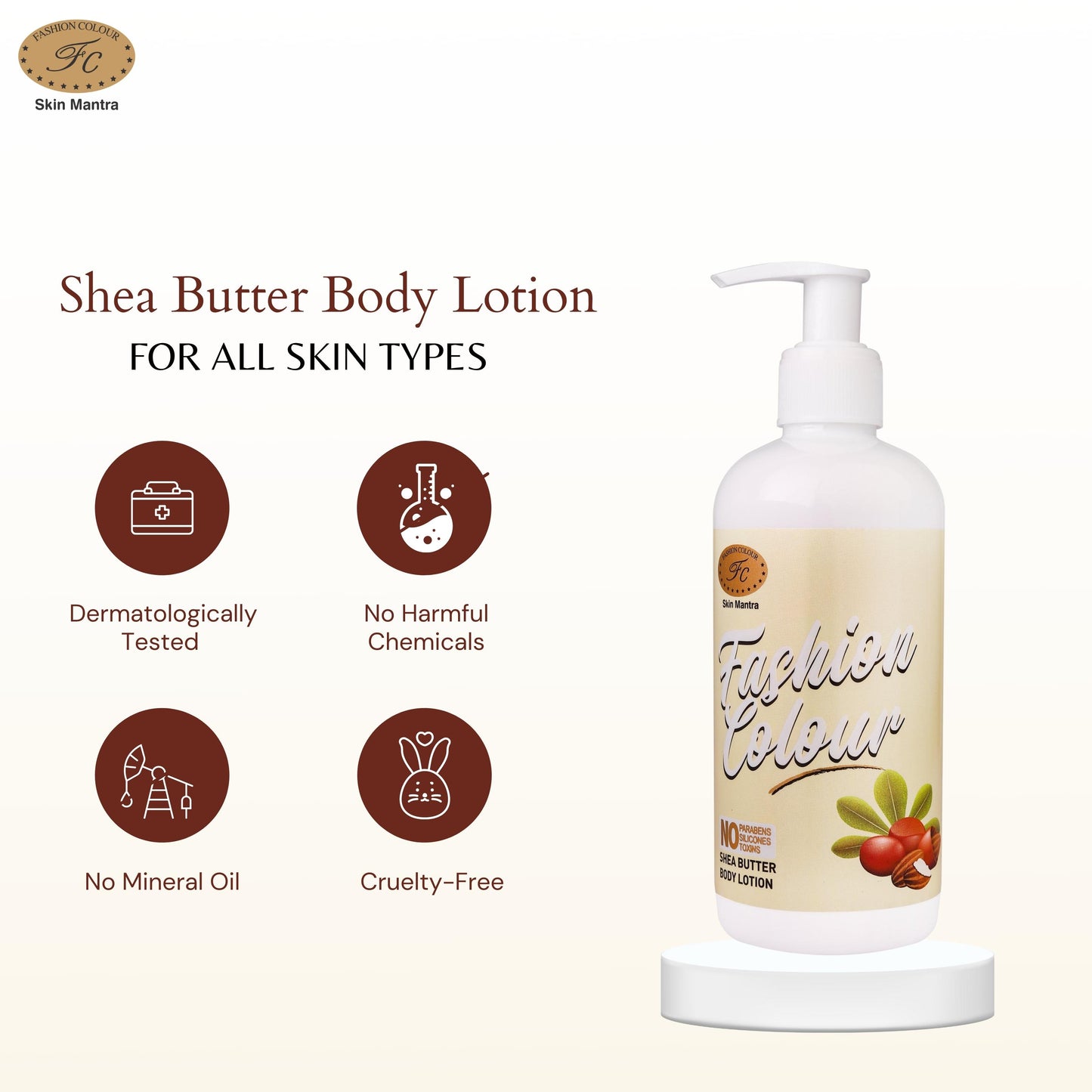 Fashion Colour Shea Butter Body Lotion