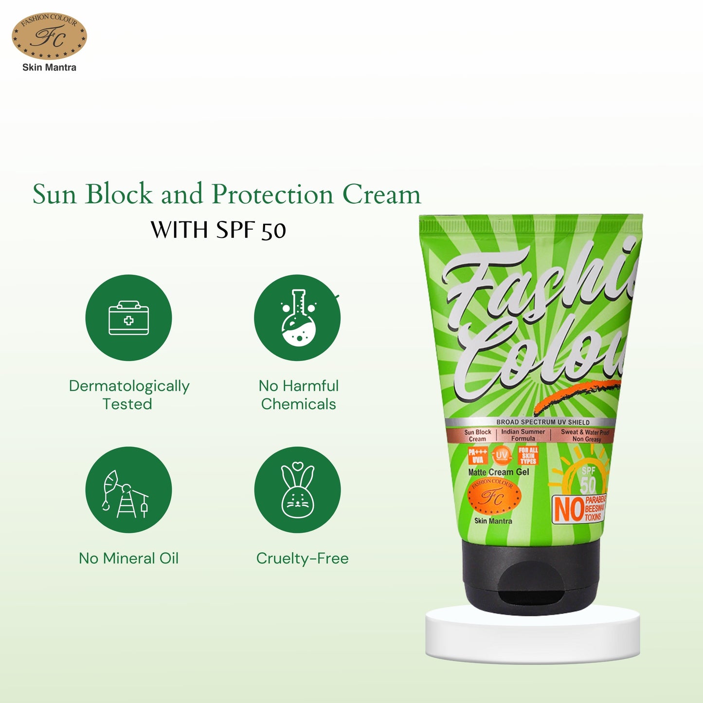 Fashion Colour Sun Block Cream