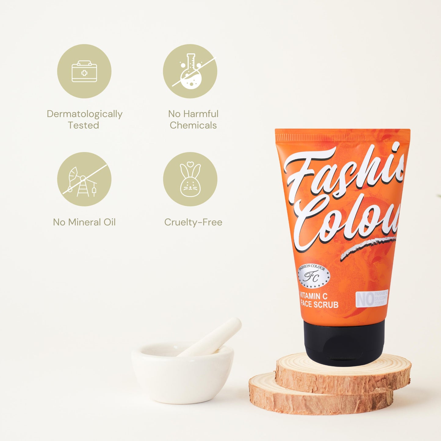 Fashion Colour Vitamin C Face Scrub