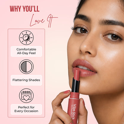 VibeStick Non-Transfer Matte Lipstick